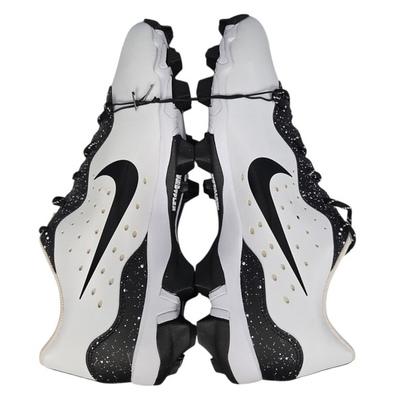 Nike Alpha Huarache 4 Keystone Baseball‎ Cleats Mens 13 White Black Molded NEW main image 7